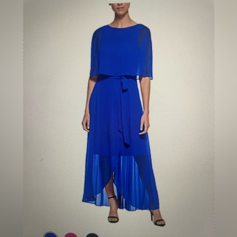 Jessica Howard 12P gown/cocktail dress is Cobalt Blue.